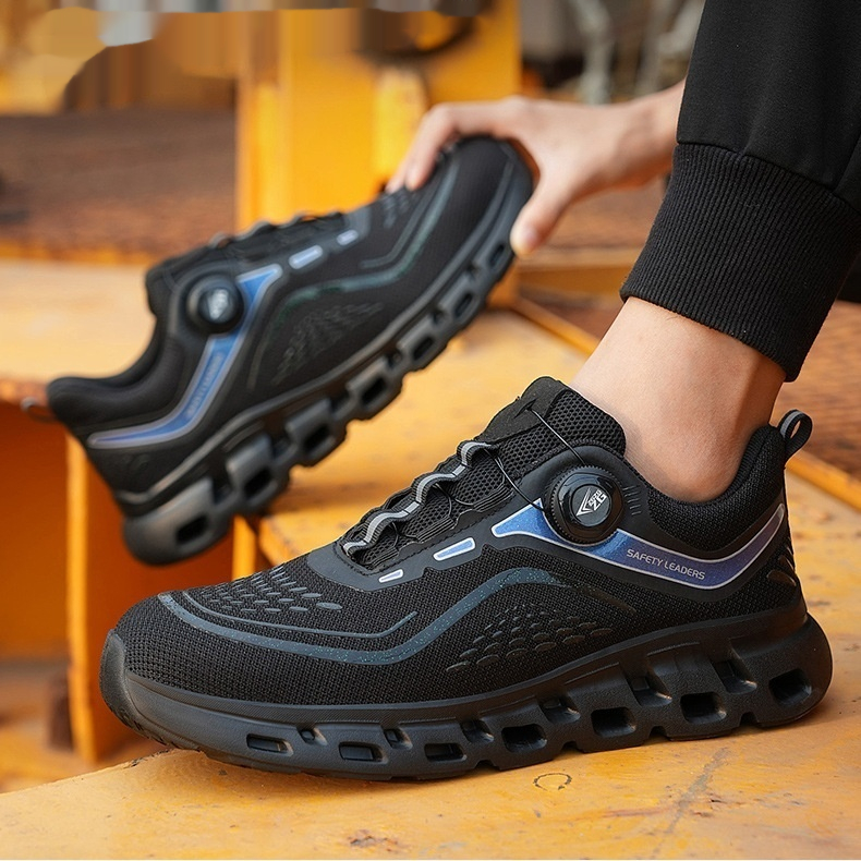 Anti-smashing Anti-penetration Steel Toe Breathable And Wearable Safety Shoes foto 5