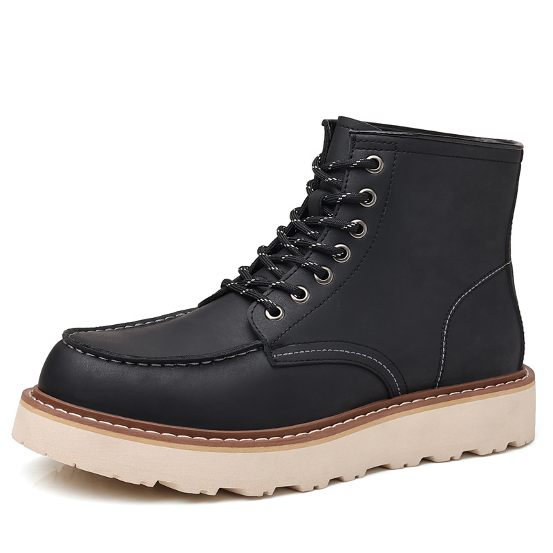 Men's Waterproof Anti-slip Martens Boots foto 3