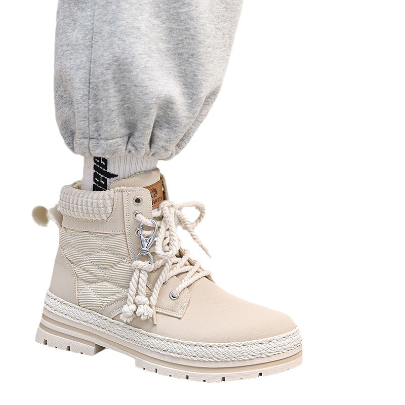 High-top Sports All-match Student Boots Platform foto 3