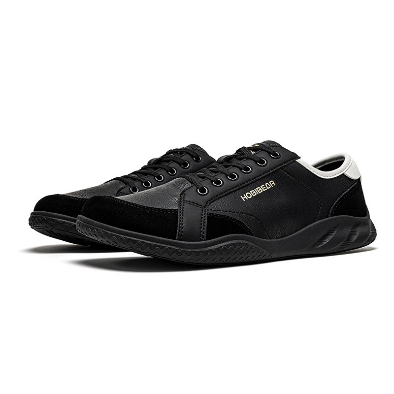 HOBIBEAR Springautumn PU Leather Wide-toe Shoes With Soft Soles foto 5
