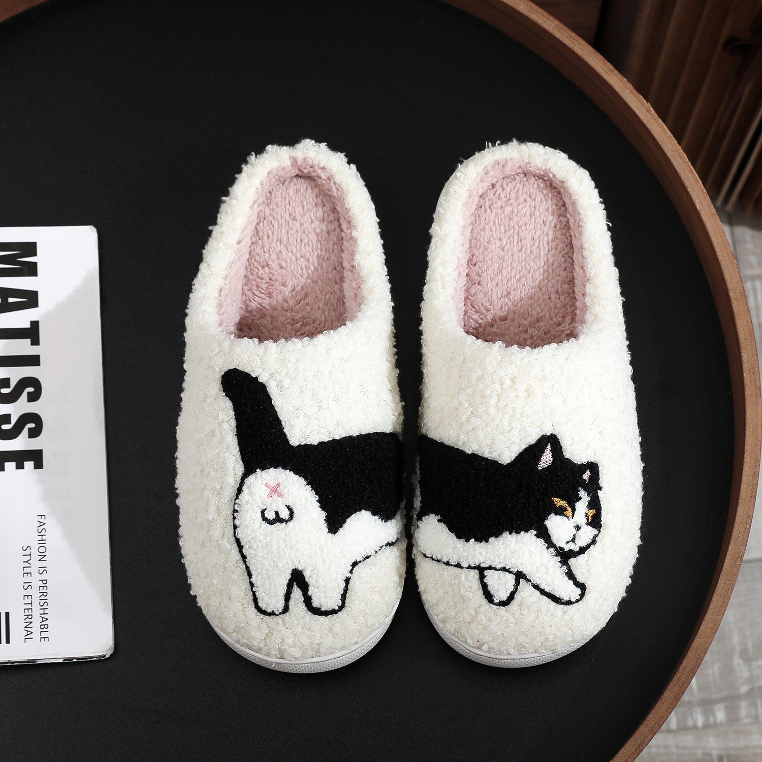 Embroidered Cotton Slippers For Household Pets And Animals foto 5