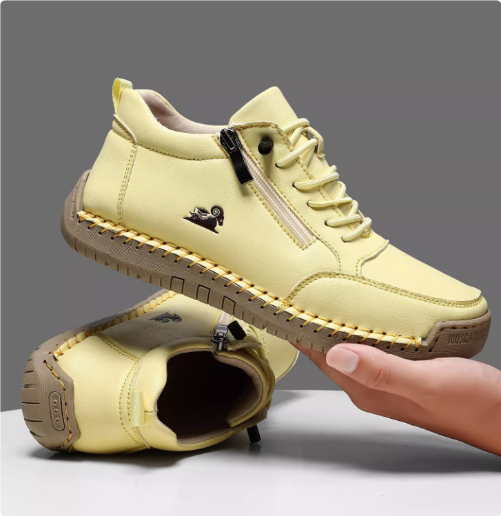 Handmade Stitching Female Soft Bottom Flat Shoes Casual foto 5