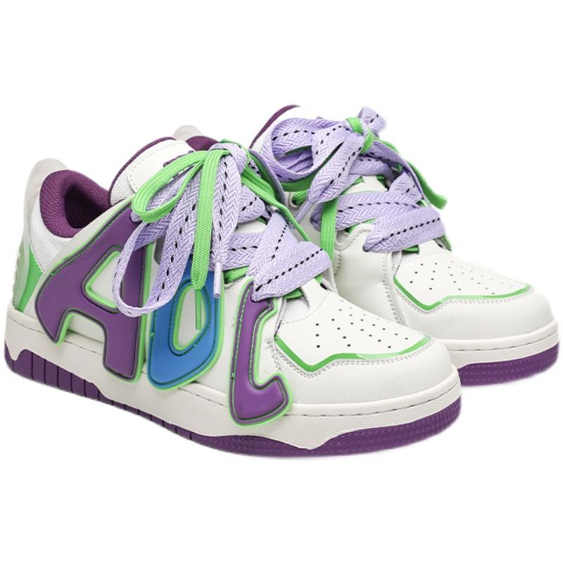 Purple Bread Shoes Couple Casual Shoes foto 2
