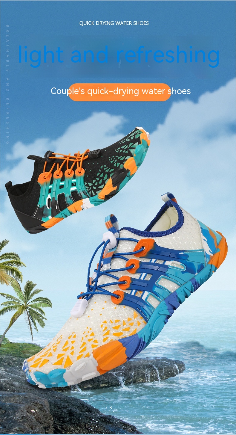Men's Off-road Running Shoes, Lightweight Exercise Scattered Barefoot Shoes Non-slip Outdoor Walking Pumps foto 2