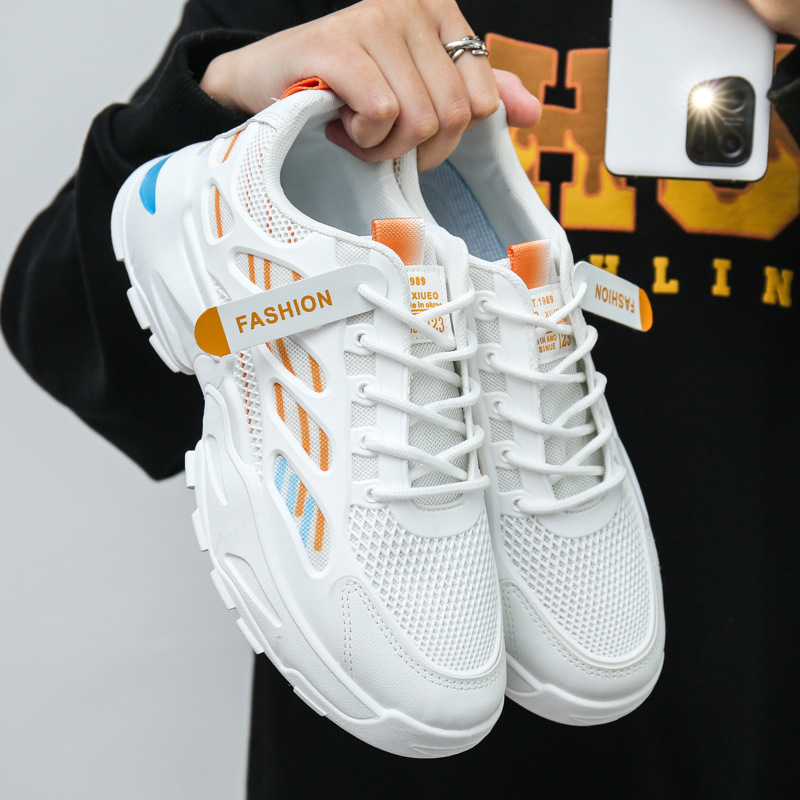Men's Breathable Mesh Sports Shoes Trendy foto 3