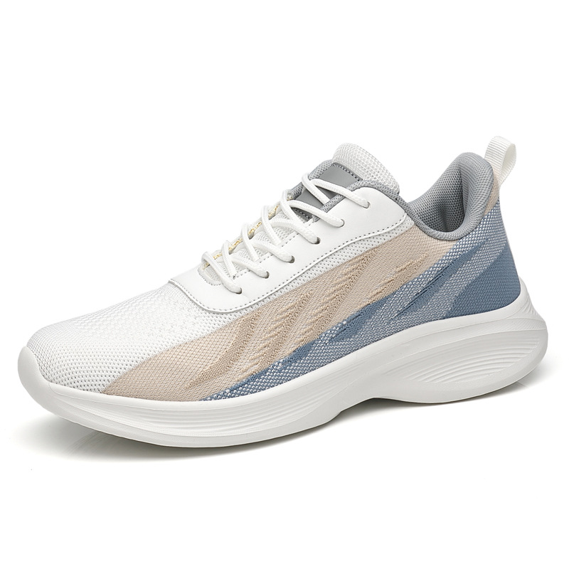 New Summer Breathable Mesh Shoes Flying Woven Casual All-matching Fashionable Sports Shoes foto 2