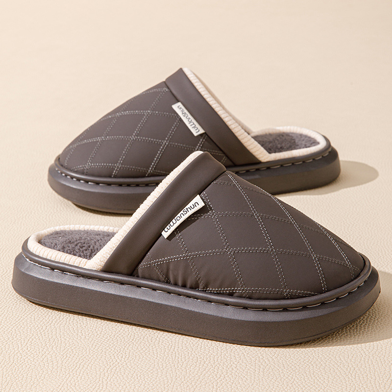 Thickened Indoor Warm Plush Cotton Slippers foto 4