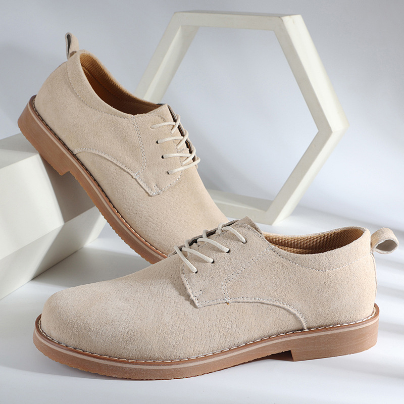 Plus Size Leather Casual Low-top Work Shoes foto 4
