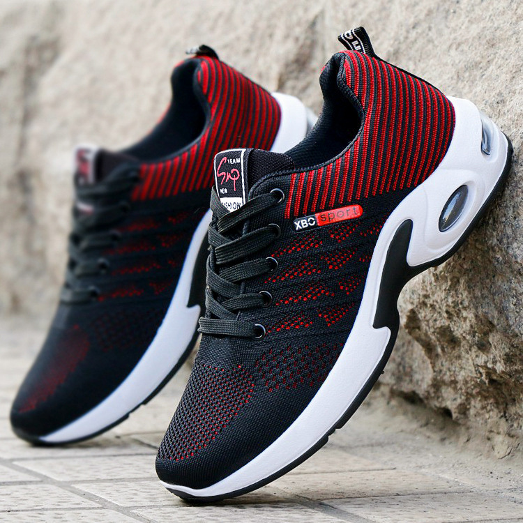 Plus Size Men's Shoes Flyknit Breathable Sneaker foto 3