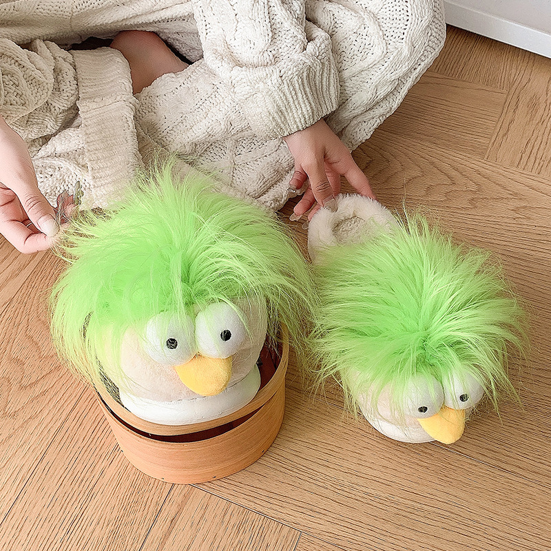 New Stylish And Quirky Indoor Home Warm Plush Slippers foto 2
