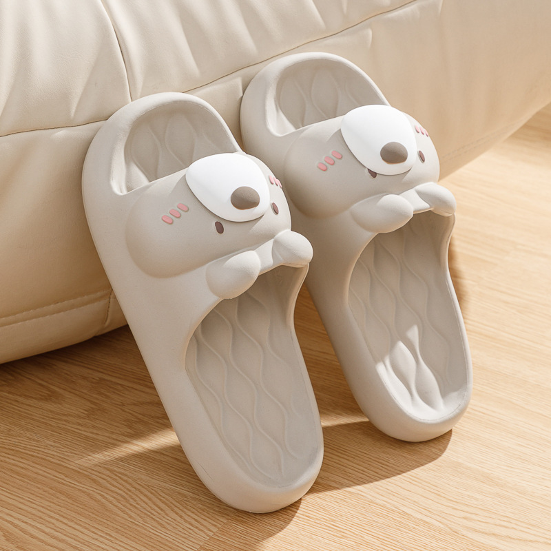 Couple Cartoon Bear Summer New Eva Sandals Women foto 3