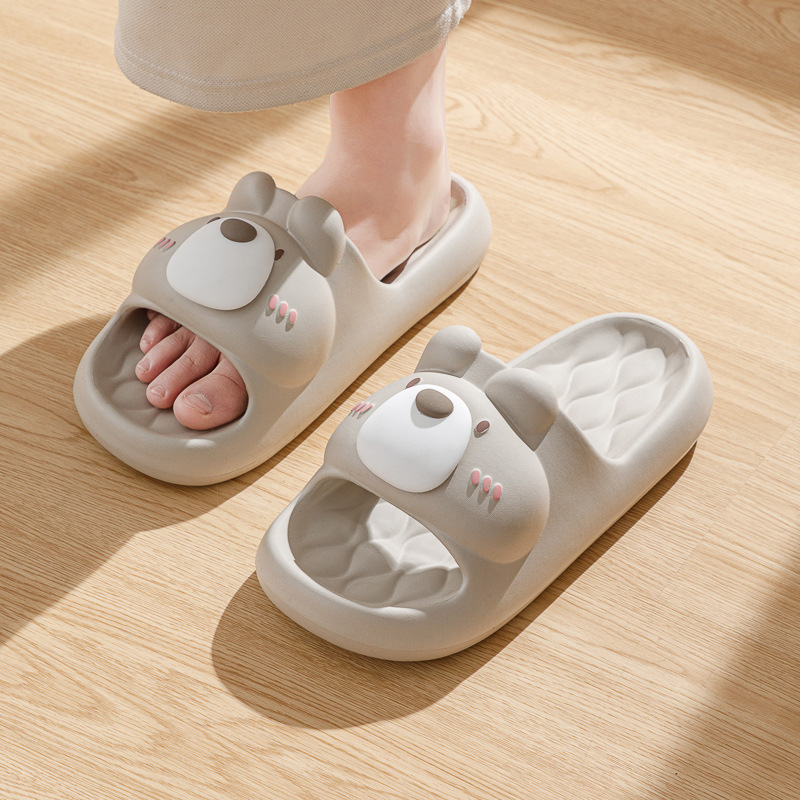 Couple Cartoon Bear Summer New Eva Sandals Women foto 4