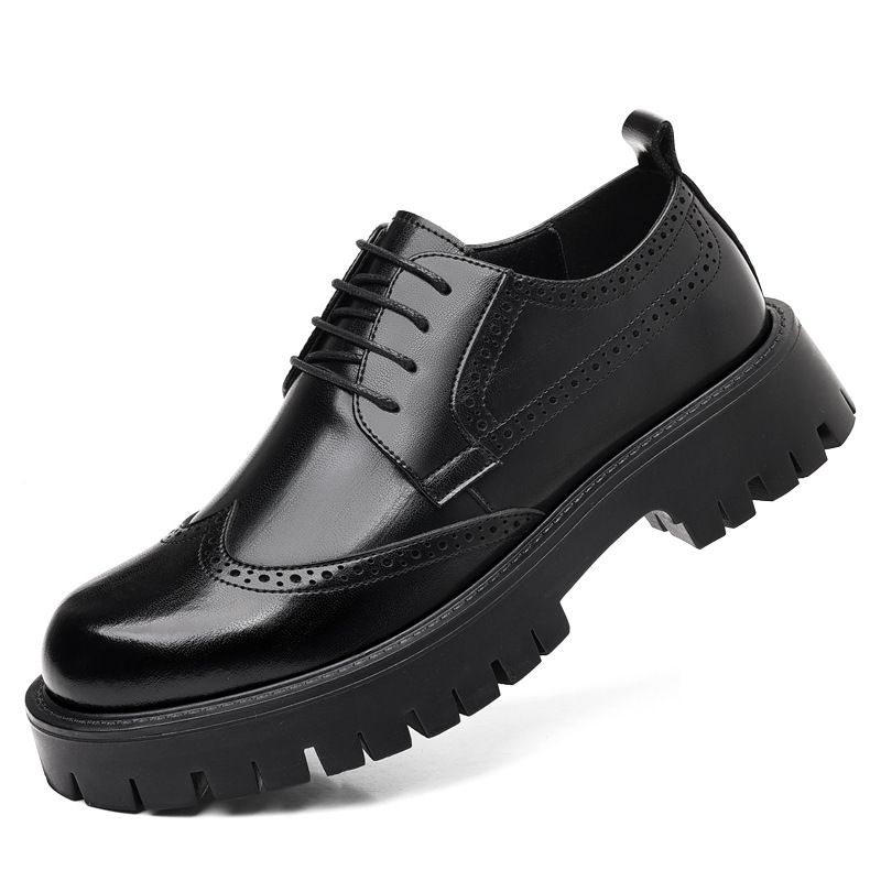 Autumn Mens Shoes Vintage Work Boots foto 4