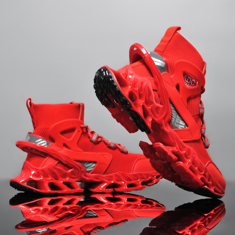 Ultra-light Shock-absorbing Running Blade Fly-knit Sneakers foto 4