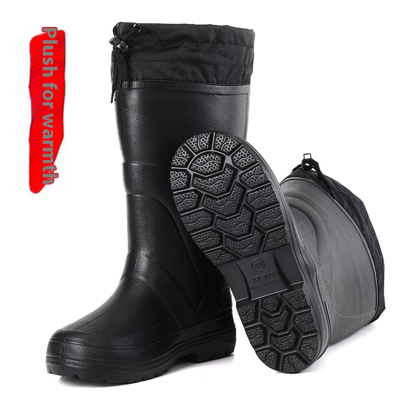 Men's Lightweight Labor Protection Pure Long Rain Boots foto 2