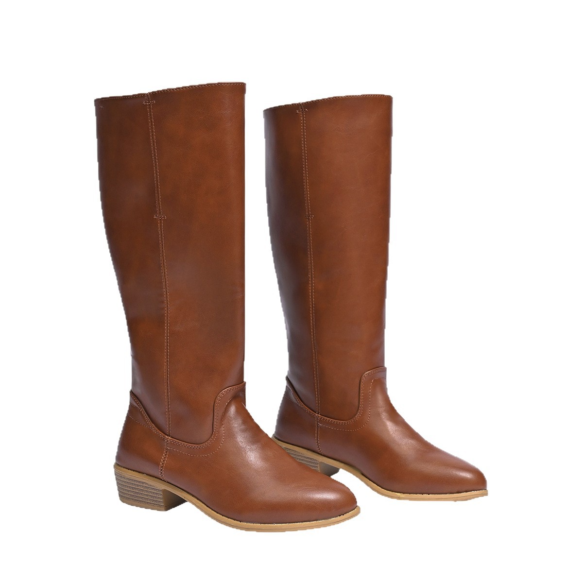 British-style Knee-high Boot With A Shaft That Doesnt Reach The Knee foto 4