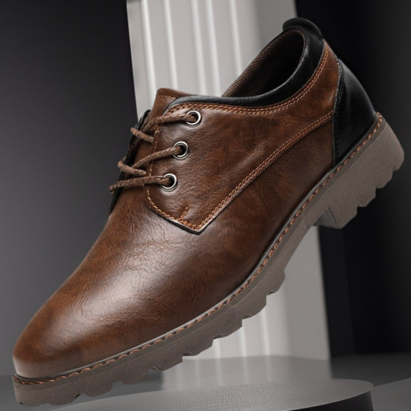 Large Size Casual Korean Fashion Men's Retro Low-top Shoes foto 2