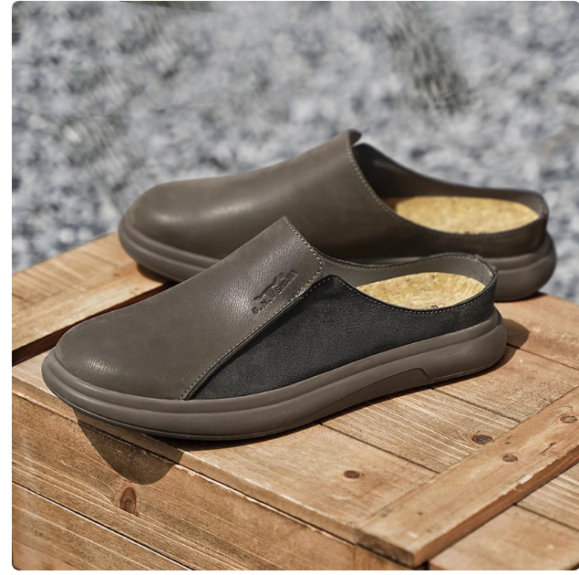 Outdoor Wear Summer Deodorant Leather Sandals Men foto 2