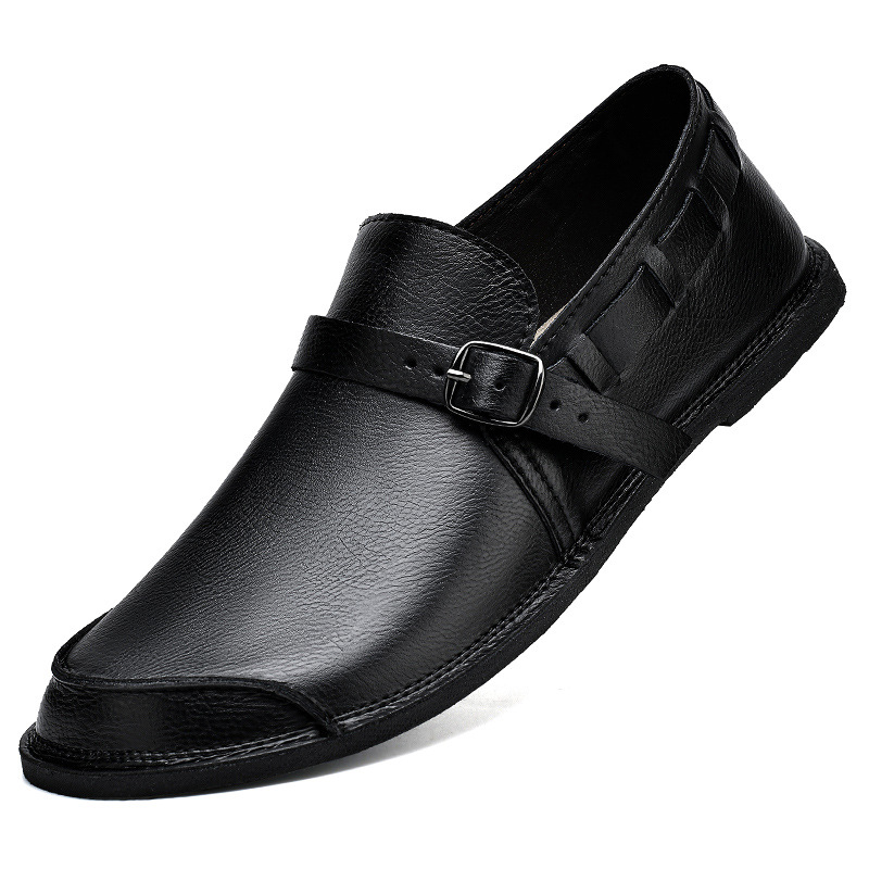 Men's Daily Soft Sole Leather Casual Shoes foto 5