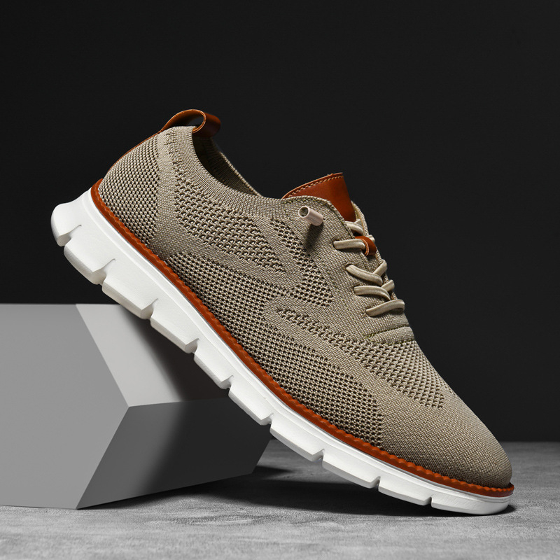 Men's Flat Bottomed Versatile Sports And Fashionable Running Shoes foto 3