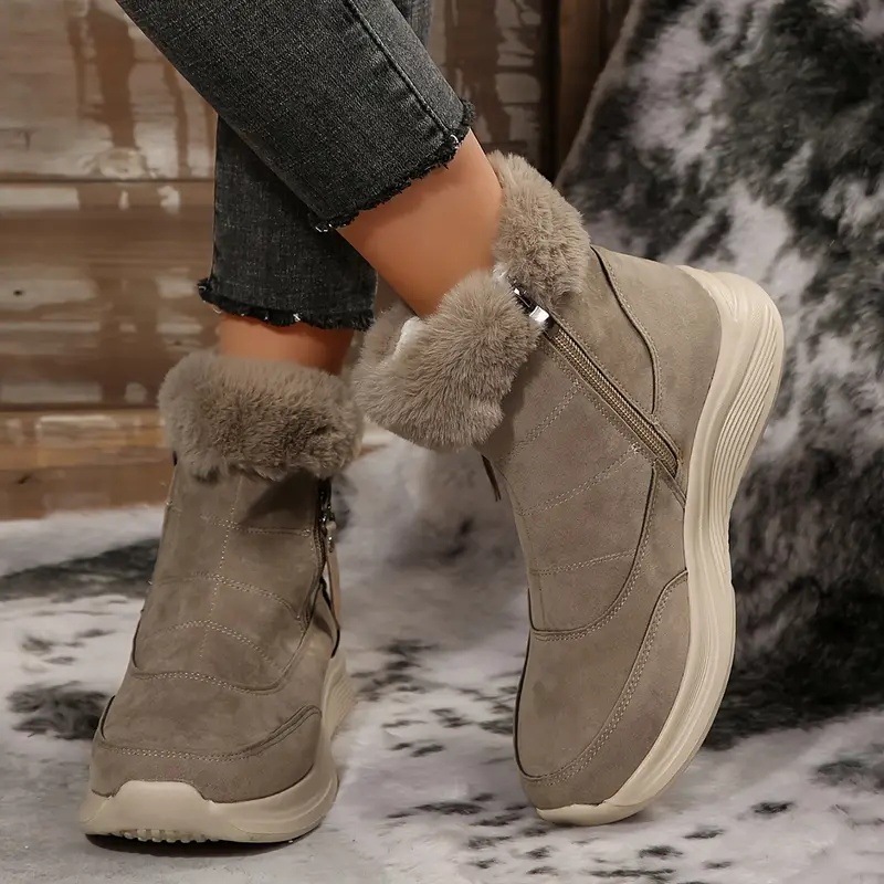 Womens Winter Snow Boots With Cozy Fleece Lining foto 2