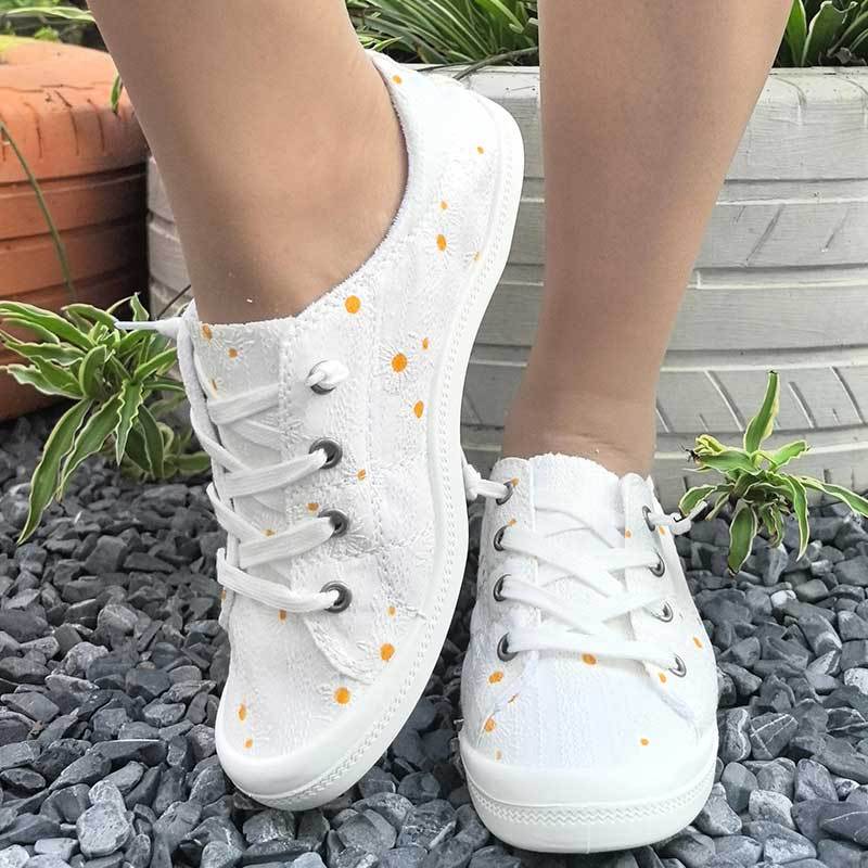 Plastic Lightweight Casual Womens Canvas Shoes foto 2