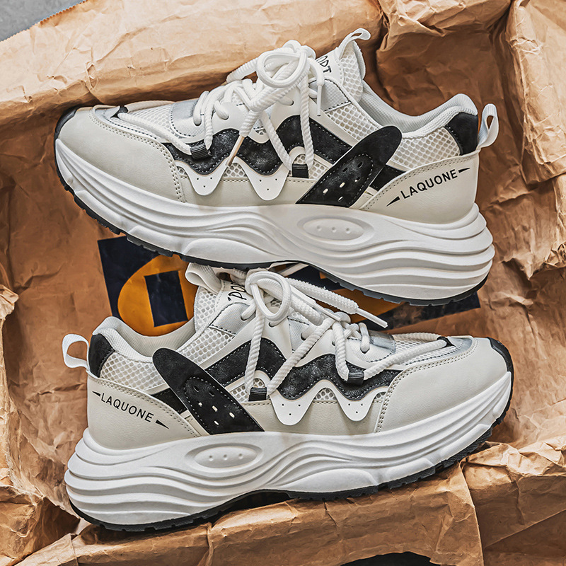 Breathable Casual Running Dad Shoes With A Thick Sole For Teens foto 2