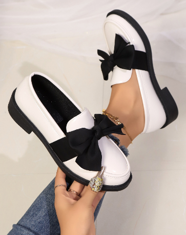 Womens Stylish Bow Tie Pumps foto 5