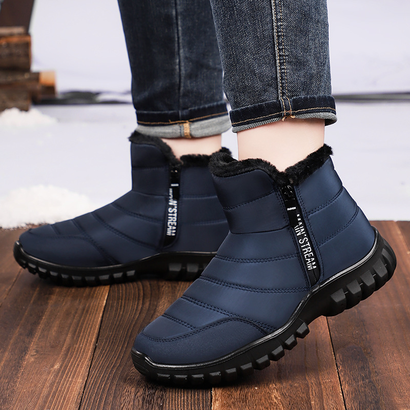 Men's Fleece-lined Thick Snow Boots foto 5
