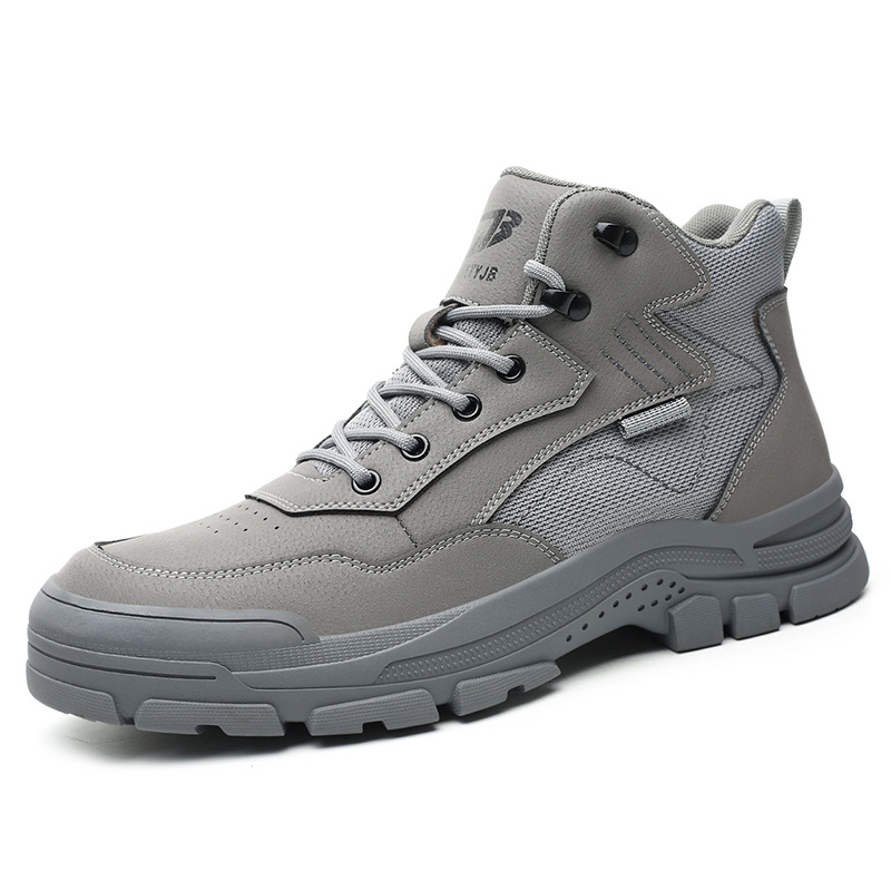 Anti-smashing And Anti-penetration Steel Toe Cap Safety Shoes foto 4