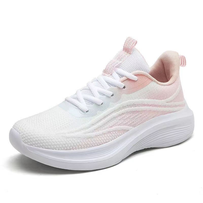 Light Mesh Breathable All-match Anti-skid Shock Absorption Soft Bottom Running Shoes foto 2