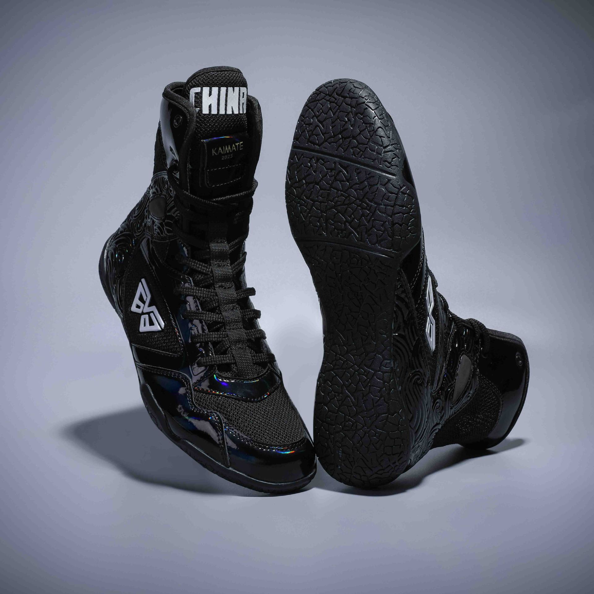 High-top Boxing Shoe Sanda Breathable Comfortable And Non-slip Fall foto 4