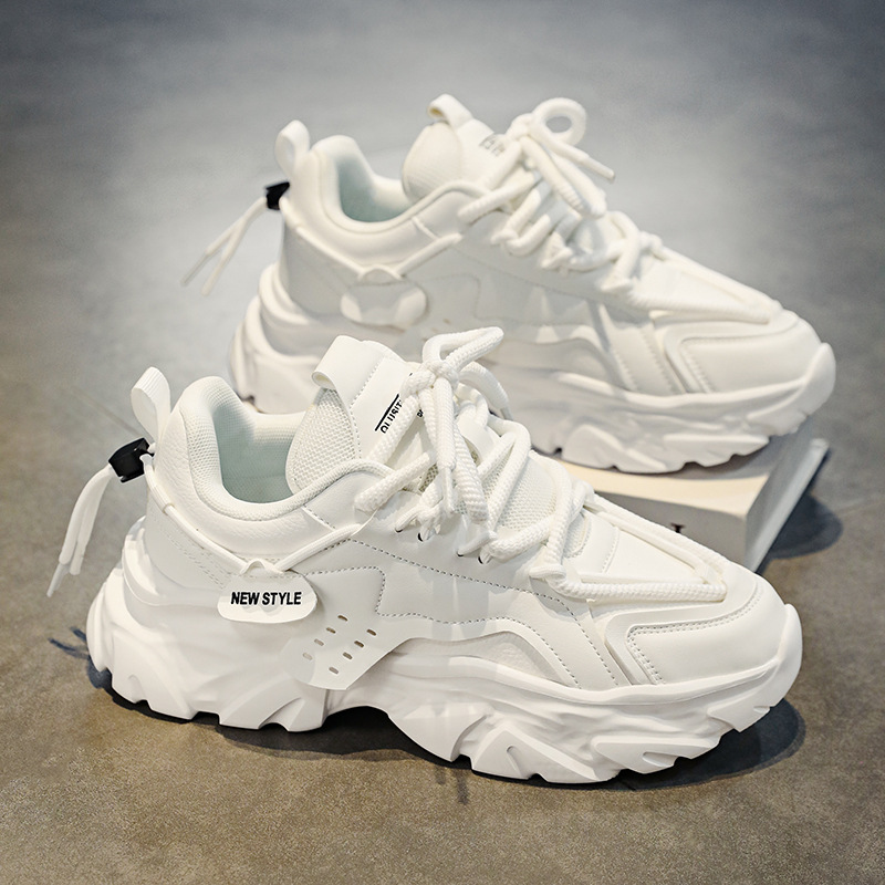 Trendy Sports All-match Casual Shoes Thick Sole Height Increasing foto 4