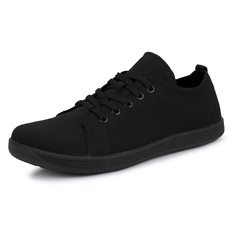 Plus Size Flying Woven Shoes Men's Wide Head Bare Feet Men's Breathable Non-slip foto 5