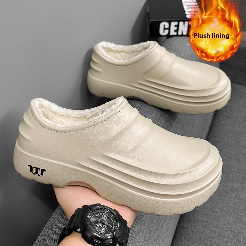 Autumn And Winter Cotton Shoes Fleece-lined Warm foto 3