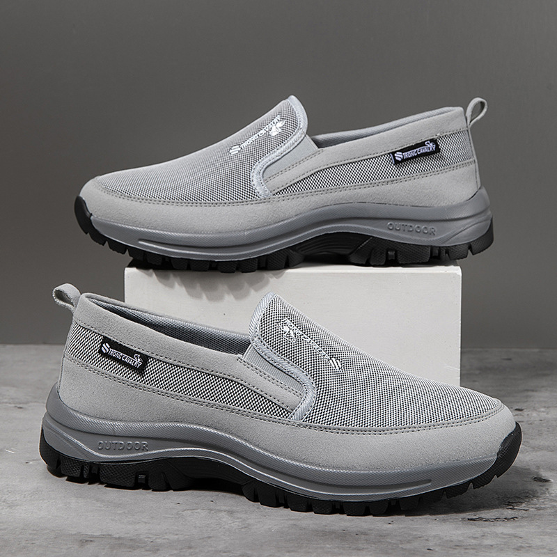 Mens Non-Slip Large-Size Casual Mesh Shoes foto 4