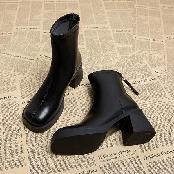 Womens Versatile Casual And Comfortable Ankle Boots foto 4