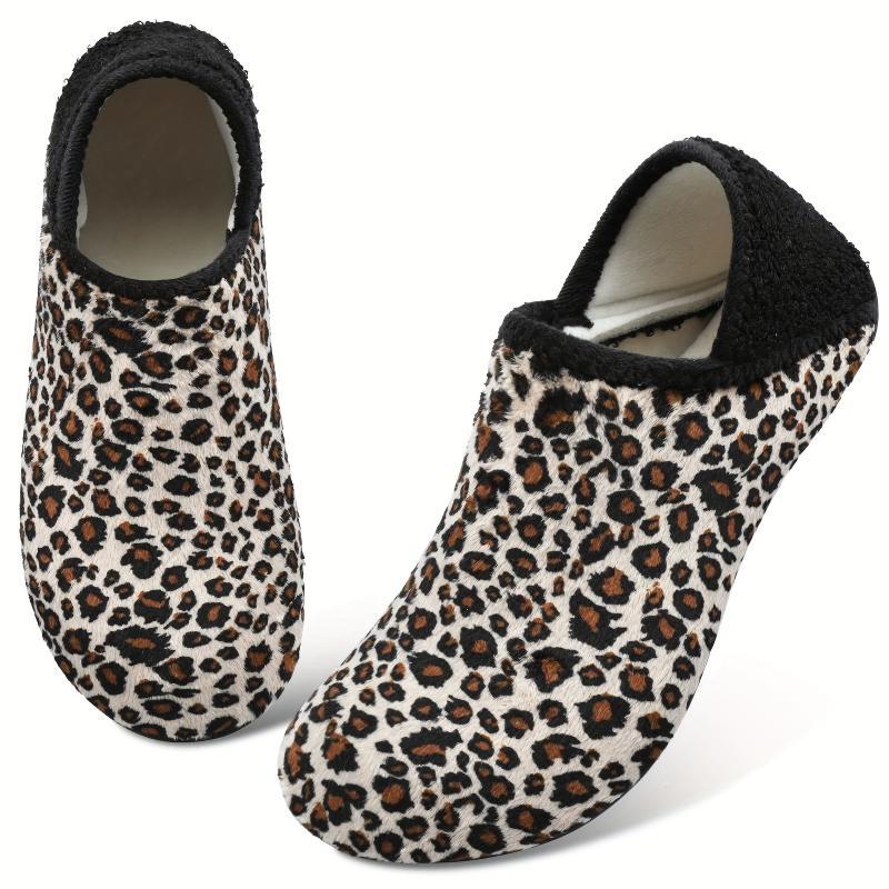 Women's Plush Flat Shoes Winter Warm Slip On Shoes foto 2
