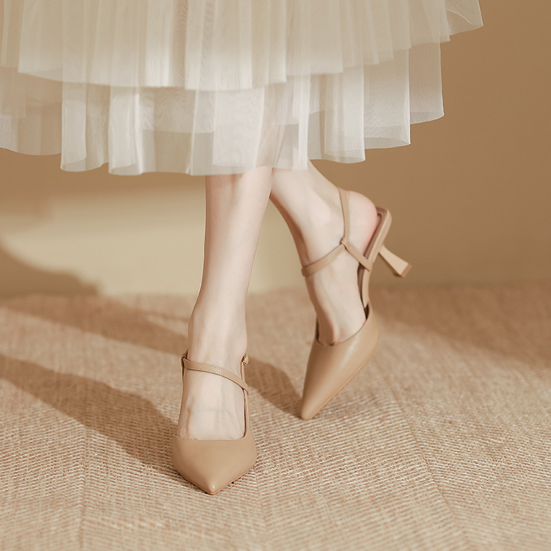 Spring Women's Sandals Women's Fashion Pointed High Heels foto 3