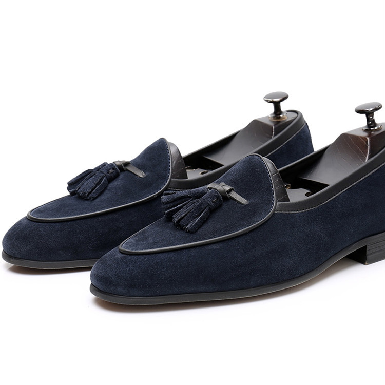 Fashion Retro British Beanie Shoes Men foto 5