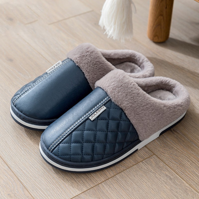 Elderly Cotton Slippers Winter Waterproof For Home Use foto 5