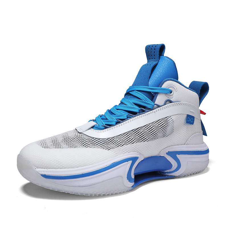 Mens High-top Breathable Shock-absorbing Athletic Shoes foto 3