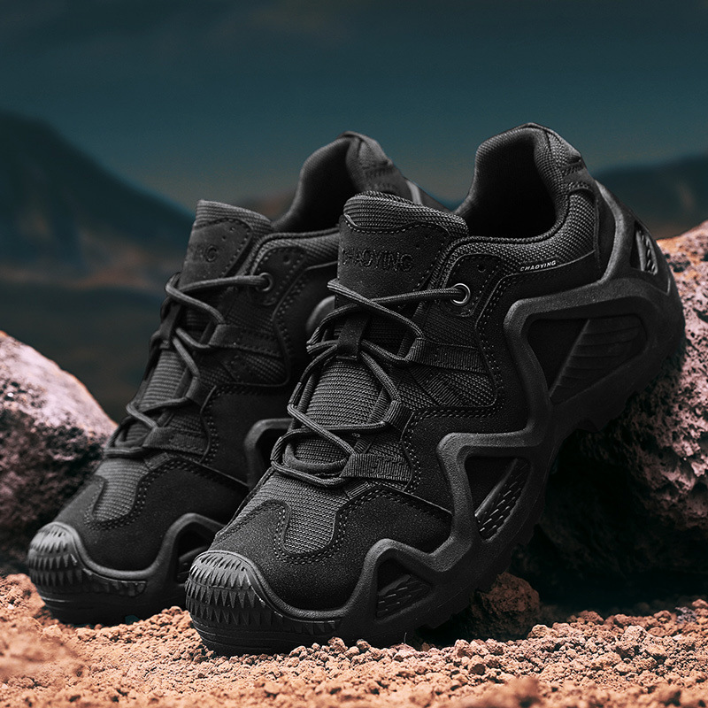 Work Men's Shoes Autumn Mesh Breathable Sport Climbing Non-slip Resistance foto 2