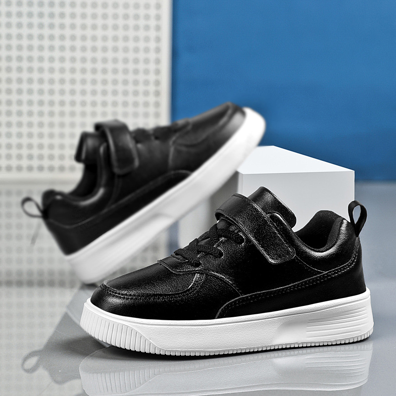 Non-slip Student Leather Waterproof Sneakers foto 5