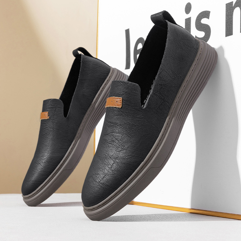 Summer Outdoor Casual Cowhide Simple Fashion Men's Shoes foto 4