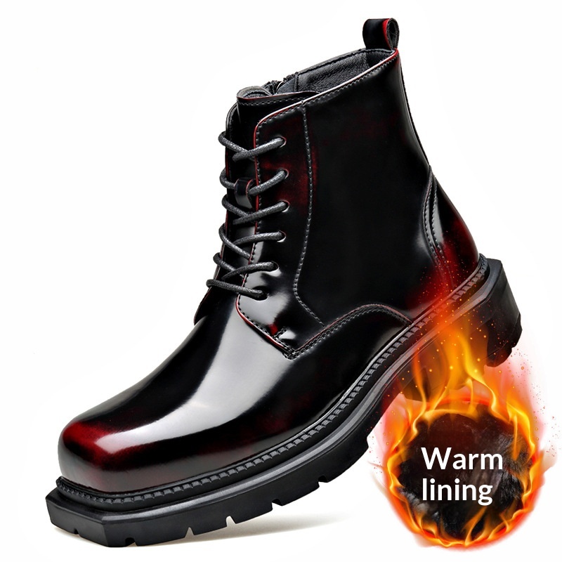 Insulated Boots With A Side Zipper Feature A Thick Sole foto 4