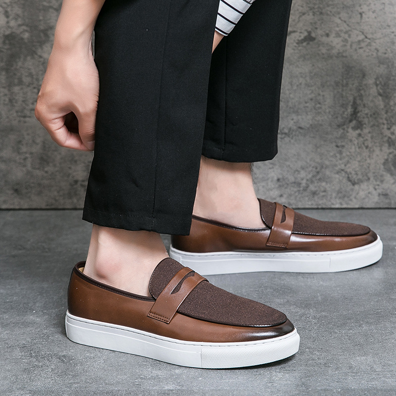 Breathable All-match Casual Men's Shoes Low Cut Loafers foto 5