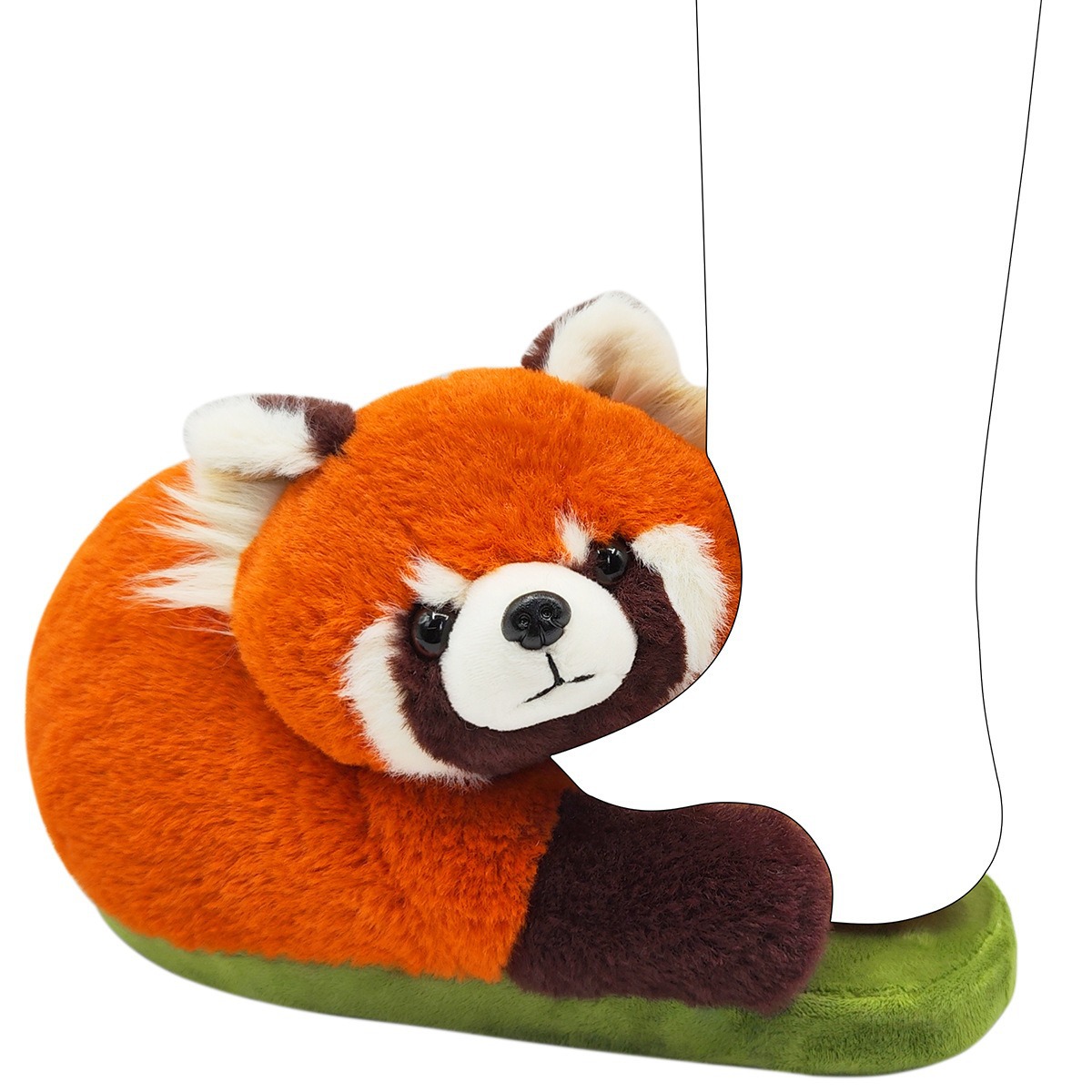 Raccoon Lesser Panda Cotton Comfortable Home Slippers foto 3