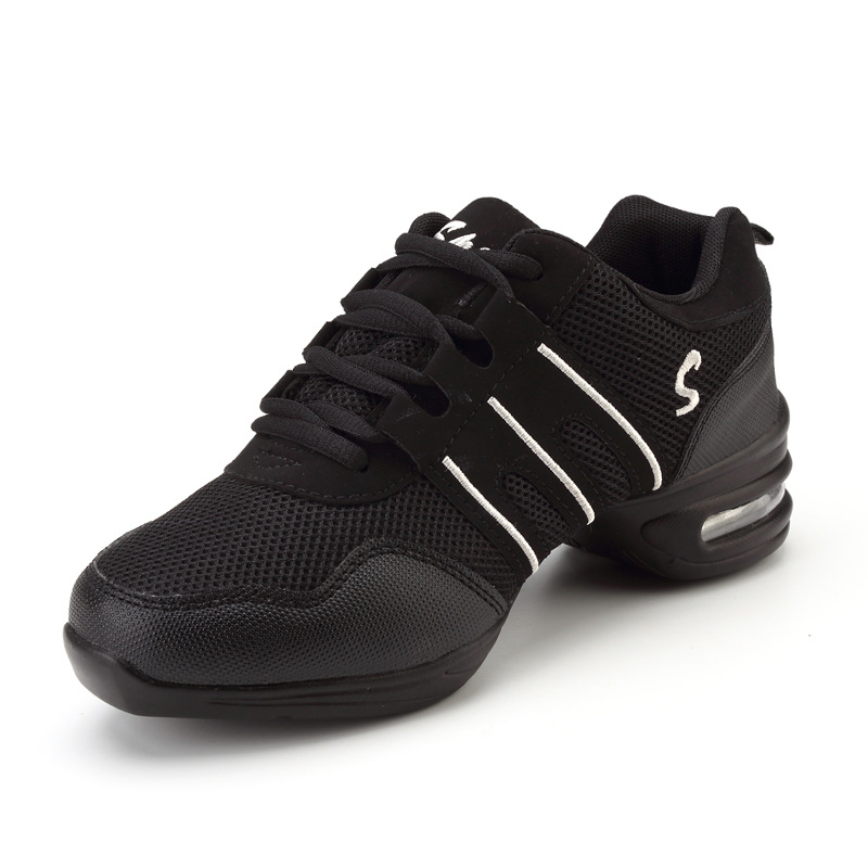 Womens Breathable Mesh Soft-soled Dance Shoes foto 3