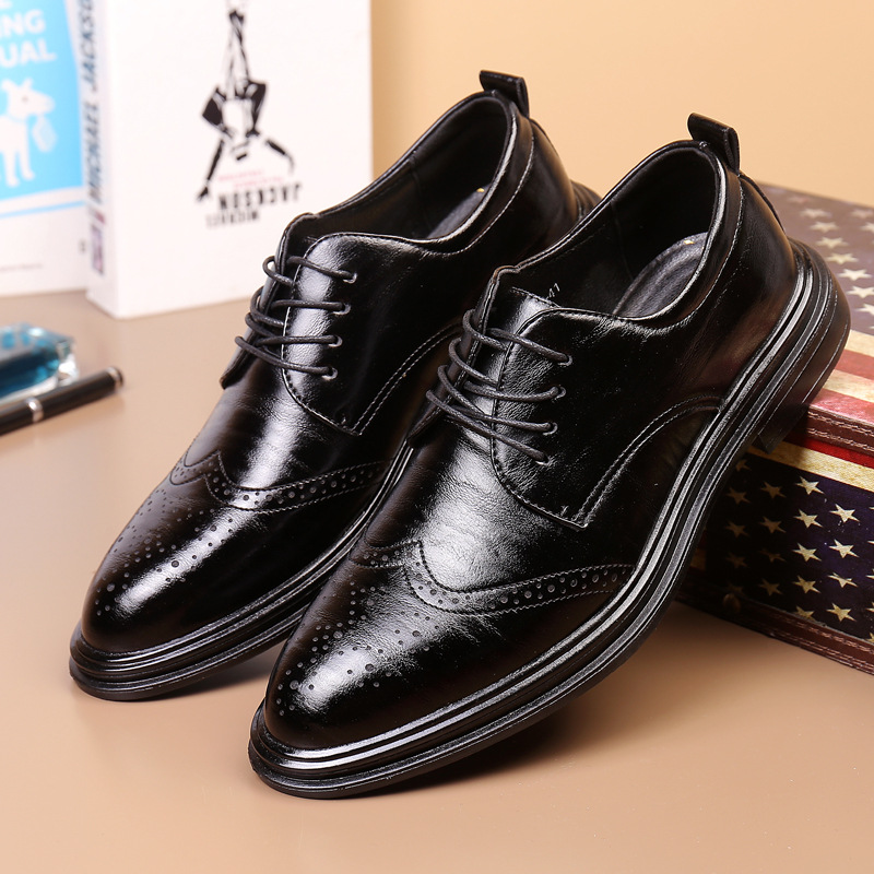 Men's Trendy All-season Anti-slip Dress Shoes foto 3